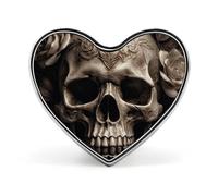 Brooch Pin Lapel Pins Heart Pin Women Brooch Pins for Hat Bag Suit Tie Wedding Birthday Hacker Printed Valentine Pin, Love form, Aluminum, aluminum alloy