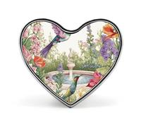 Brooch Pin Lapel Pins Heart Pin Women Brooch Pins for Hat Bag Suit Tie Wedding Birthday Panther With Blue Eyes Printed Valentine Pin, Love form, Aluminum, aluminum alloy
