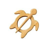 Brooch Pins Faux Pearl Broochs Wooden Animal Pattern Brooch Cartoon Animal Shape Aesthetic Lapel Badge Pin Sweater Clip Shawl Pin Scarf ( 4) Bar Backs (A, 5cm)