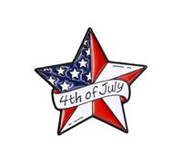 Brooch Pins For Crafting Flag Brooch Pins USA 4th of July Brooches Women Red White Blue Flag Lapel Independence Memorial Day Brooches Patriotic Clothing Dress Suit Emblem Accessories 4 (B, 5. 00)