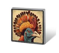 Brooch Pins Metal A Turkey Lapel Pins Decorative Badge Button Cool Hats Bags Backpacks Suits Shirts Scarves Pin Cool Jewelry Charms Clothing Accessories Men Women Gift