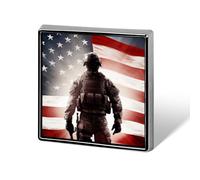 Brooch Pins Metal American Soldier Lapel Pins Decorative Badge Button Cool Hats Bags Backpacks Suits Shirts Scarves Pin Cool Jewelry Charms Clothing Accessories Men Women Gift