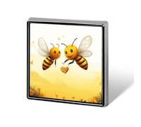 Brooch Pins Metal Bee Love Honey Lapel Pins Decorative Badge Button Cool Hats Bags Backpacks Suits Shirts Scarves Pin Cool Jewelry Charms Clothing Accessories Men Women Gift