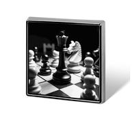 Brooch Pins Metal Chinese Chess Lapel Pins Decorative Badge Button Cool Hats Bags Backpacks Suits Shirts Scarves Pin Cool Jewelry Charms Clothing Accessories Men Women Gift