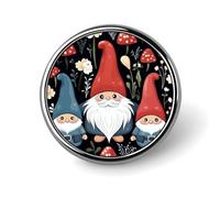 Brooch Pins Metal Cute Gnomes Lapel Pins Decorative Badge Button Cool Hats Bags Backpacks Suits Shirts Scarves Pin Cool Jewelry Charms Clothing Accessories Men Women Gift