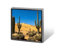 Brooch Pins Metal Desert Cactus View Lapel Pins Decorative Badge Button Cool Hats Bags Backpacks Suits Shirts Scarves Pin Cool Jewelry Charms Clothing Accessories Men Women Gift