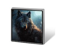 Brooch Pins Metal Fantasy Wolf Lapel Pins Decorative Badge Button Cool Hats Bags Backpacks Suits Shirts Scarves Pin Cool Jewelry Charms Clothing Accessories Men Women Gift