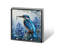 Brooch Pins Metal Kingfisher Hyacinth Bloom Lapel Pins Decorative Badge Button Cool Hats Bags Backpacks Suits Shirts Scarves Pin Cool Jewelry Charms Clothing Accessories Men Women Gift