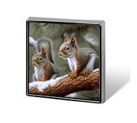 Brooch Pins Metal Little Squirrel Lapel Pins Decorative Badge Button Cool Hats Bags Backpacks Suits Shirts Scarves Pin Cool Jewelry Charms Clothing Accessories Men Women Gift