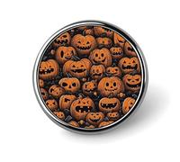 Brooch Pins Metal Orange Pumpkin Lapel Pins Decorative Badge Button Cool Hats Bags Backpacks Suits Shirts Scarves Pin Cool Jewelry Charms Clothing Accessories Men Women Gift
