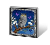 Brooch Pins Metal Owl Oak Berry Lapel Pins Decorative Badge Button Cool Hats Bags Backpacks Suits Shirts Scarves Pin Cool Jewelry Charms Clothing Accessories Men Women Gift