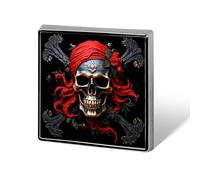 Brooch Pins Metal Pirate Skull Lapel Pins Decorative Badge Button Cool Hats Bags Backpacks Suits Shirts Scarves Pin Cool Jewelry Charms Clothing Accessories Men Women Gift