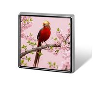 Brooch Pins Metal Red-Bellied Pheasant Lapel Pins Decorative Badge Button Cool Hats Bags Backpacks Suits Shirts Scarves Pin Cool Jewelry Charms Clothing Accessories Men Women Gift