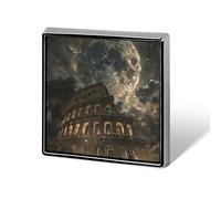 Brooch Pins Metal Rome Moon Shines Lapel Pins Decorative Badge Button Cool Hats Bags Backpacks Suits Shirts Scarves Pin Cool Jewelry Charms Clothing Accessories Men Women Gift