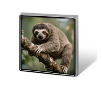 Brooch Pins Metal Slow Loris Lapel Pins Decorative Badge Button Cool Hats Bags Backpacks Suits Shirts Scarves Pin Cool Jewelry Charms Clothing Accessories Men Women Gift
