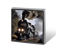 Brooch Pins Metal Steam Train Lapel Pins Decorative Badge Button Cool Hats Bags Backpacks Suits Shirts Scarves Pin Cool Jewelry Charms Clothing Accessories Men Women Gift