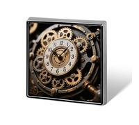 Brooch Pins Metal Steampunk Gears Clock Lapel Pins Decorative Badge Button Cool Hats Bags Backpacks Suits Shirts Scarves Pin Cool Jewelry Charms Clothing Accessories Men Women Gift