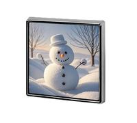 Brooch Pins Metal Winter Snowman Lapel Pins Decorative Badge Button Cool Hats Bags Backpacks Suits Shirts Scarves Pin Cool Jewelry Charms Clothing Accessories Men Women Gift