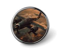 Brooch Pins Metal World War Aircraft Lapel Pins Decorative Badge Button Cool Hats Bags Backpacks Suits Shirts Scarves Pin Cool Jewelry Charms Clothing Accessories Men Women Gift