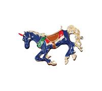 Brooch Suitable for Various Settings Like Work Parties Dating Retro Unicorns Designs Enameled Detailing Unicorns Pin