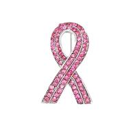 Brooch The International Cancer Prevention Day Awareness Ribbon Needle Supports Prevention Support. This Needle Is Made Of Materials And Is Durable. Brooch (2. 6x2. 1x1(cm))