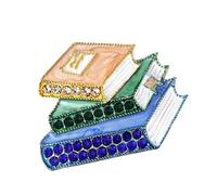 Brooch with Sparkling Stones for Long Lasting Accessory Book Lover