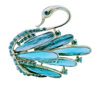 Brooches and Pins for Women Vintage Style - Swan Brooch Pin - Vintage Brooch Jewelry Gift Pin Wedding Pin Crystal Brooch Fashion Large Brooch Large Brooch