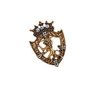 Brooches Badge Lapel Fashion Animal Retro Jewelry Pin for Shawl Male Men Aureate Golden