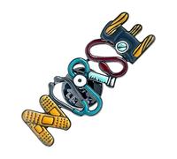 Brooches Bouquet Holder for Women - Bag Charm with Nurse Lettering Design | Elegant Nurse Style Lettering Brooches for Clothing, Bag, Coat, Styling, Work