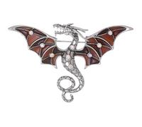 Brooches Dragon Exquisite Pins Vintage - Rhinestone Flying Animal Brooch Fashion Crystal Lapel Pin Clothing Hat Bag Jacket Accessories for Men Women UB4133