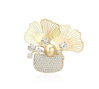 brooches Imitation Pearl Brooch,Silk Scarf Brooches Women Pins Broche，for Scarves, Shawls or Ponchos，Personalized Luxury Lapel Pins