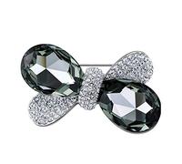 Brooches Pin Bow Brooch Tide Personality High-end Female Temperament Luxury Autumn and Winter Corsage Atmospheric Accessories Pin Buckle Vintage Style Diamond Craftsmanship High-end Luxury