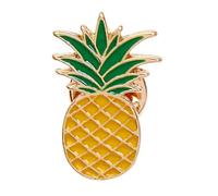 Brooches & Pins Always Be Pawsitive Cat Pin Cartoon Cat Letter Brooch Golden Pineapple Ribbon Bow Tie