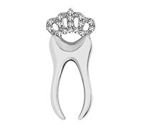 Brooches & Pins Doctor Mysterious Brooch Tooth Badge Electroplated Alloy Body Corsage Pins Badges (B, One Size)