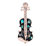 Brooches & Pins Korean Version Of Guitar Violin Brooch Oil Drop Painting Brooch Lady Ballerina Pin