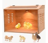 Brooder Box for Chicks, 3-8 Chicken Heater, Poultry Brooder With Heaters for Baby Chicks, Ducks, Quail Birds