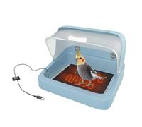 Brooder Box for Chicks | Bird Incubator Brooding Box Chick Warmer,3 Temperature Adjustable Visual Nesting Box, Heating Pad for Baby Parrots, Ducklings