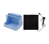 Brooder Box for Chicks - Built-In Heating Pad Poultry Breeding Cage, Chick Brooder Box For Farm, Duckling, Parrot, Quail, Lizard, Turkey, Birds, Warm Seedling Starter Kit, Constant Temp Nest