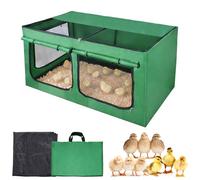 Brooder Box for Chicks, Chicken Run Large Chick Starter Kit Portable Brooding Pen with Breathable Mesh&Waterproof Pad Outdoor Indoor Small Animal Enclosures for Chicken Duck Quail (Medium)