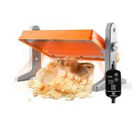 Brooder Heater for Chicks -Chick Brooder Heating Plate with Adjustable Temperature Height Adjustable Chick Warmer 12" x 8" for 10 Chicks Heater,Brooder Plate for Chicks Poultry Heater-Orange