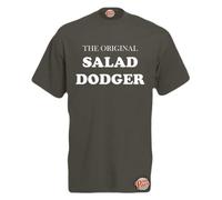 Brook Hi Vis UK The Original Salad Dodger! Mens Funny T-Shirt Graphite Large