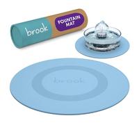 Brook Splash Mat - Silicone Mat for Glass Cat & Dog Fountains, Blue