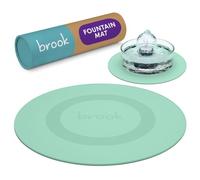 Brook Splash Mat - Silicone Mat for Glass Cat & Dog Fountains, Green