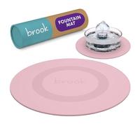 Brook Splash Mat - Silicone Mat for Glass Cat & Dog Fountains, Pink