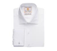 Brook Taverner Mens Andora Herringbone Long-Sleeved Formal Shirt PC6908