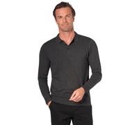Brook Taverner Mens Casper Knitted Long-Sleeved Polo Shirt PC5220