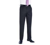 Brook Taverner Men's Concept Apollo Trousers in Black | Size: 32R Brook Taverner Black 32R