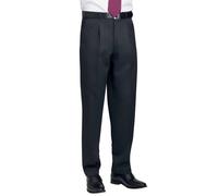 Brook Taverner Men's Concept Delta Trousers in Navy | Size: 38R Brook Taverner Navy 38R