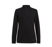 Brook Taverner Men's Frederick Long-Sleeved Polo Shirt in Black | Size: XL Brook Taverner Black XL