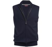 Brook Taverner Men's Lincoln Cotton Blend Knitted Gilet in Charcoal | Size: Small Brook Taverner Charcoal S